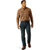 imageAriat Mens Rebar Flannel DuraStretch Work ShirtChocolate Chip