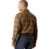 imageAriat Mens Rebar Flannel DuraStretch Work ShirtGolden Brown
