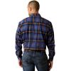 imageAriat Mens Rebar Flannel DuraStretch Work ShirtImperial Blue