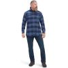 imageAriat Mens Rebar Flannel DuraStretch Work ShirtNavy