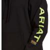 imageAriat Mens Rebar Graphic HoodieBlackLime