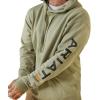 imageAriat Mens Rebar Graphic HoodieDesert Sage Heather Beetle