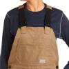 imageAriat Womens Rebar DuraCanvas Stretch Insulated BibField Khaki
