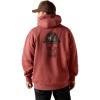 imageARIAT Mens Rebar Roughneck Pullover HoodieRoan Rouge Heather