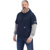 imageAriat Mens Rebar Workman Dually HoodieNavyHeather Grey