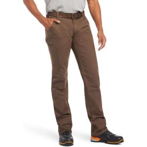 imageARIAT Mens Rebar M4 Relaxed Durastretch Made Tough Double Front Stackable Straight Leg PantWren