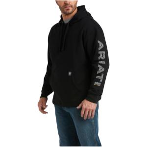 imageARIAT Mens Rebar Roughneck Pullover HoodieBlack
