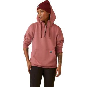 imageARIAT Womens Rebar Skill Set 12 Zip HoodieNostalgia Rose