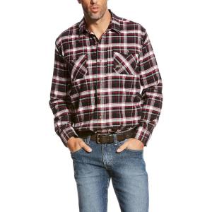 imageAriat Mens Rebar Flannel DuraStretch Work ShirtAllure Plaid