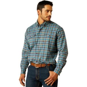 imageAriat Mens Rebar Flannel DuraStretch Work ShirtStargazer