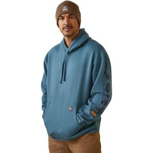 imageAriat Mens Rebar Graphic HoodieIndian Teal Heather