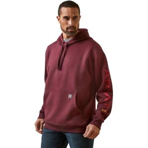 imageAriat Mens Rebar Graphic HoodieMalbec Grey
