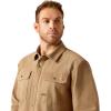 imageAriat Men Rebar Canvas Shirt JacketKhaki