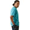 imageAriat Mens Rebar Heat Fighter TShirtMaui Blue