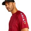 imageAriat Mens Rebar Heat Fighter TShirtTibetan RedInfinity Heather