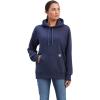 imageARIAT Womens Rebar Aztec Flag Graphic Hoodie Mood Indigo SMALL