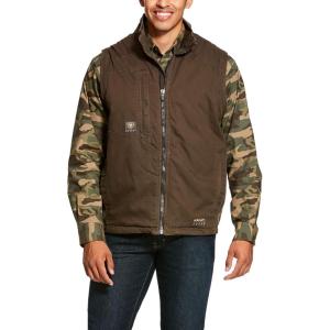 imageARIAT Mens Rebar Washed Duracanvas Insulated VestWren