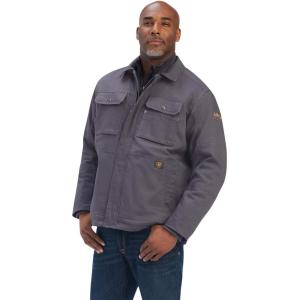 imageAriat Mens Rebar DuraCanvas SherpaLined CoatRebar Grey