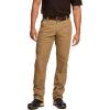 imageARIAT Mens Rebar M4 Low Rise DuraStretch Made Tough Double Front Stackable Straight Leg Pant Field Khaki