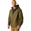 imageARIAT Mens Rebar Stormshell Logo Waterproof JacketBeetleDeep Lichen