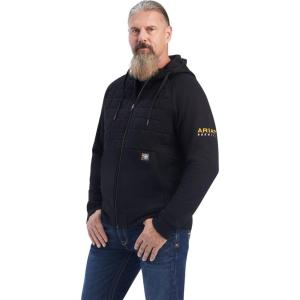 imageAriat Mens Rebar Regulator Full Zip HoodieBlack
