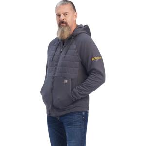 imageAriat Mens Rebar Regulator Full Zip HoodieRebar Grey