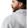 imageARIAT Mens Rebar Workman 14 Zip HoodieHeather Grey Spacedye
