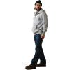 imageARIAT Mens Rebar Workman 14 Zip HoodieHeather Grey Spacedye