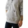 imageARIAT Mens Rebar Workman 14 Zip HoodieHeather Grey Spacedye