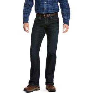 imageAriat Mens Rebar M4 Relaxed DuraStretch Basic Stackable Straight Leg JeanBlackstone