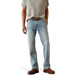 imageAriat Mens Rebar M4 Relaxed DuraStretch Basic Stackable Straight Leg JeanShoreline