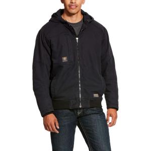 imageAriat Mens Rebar Washed DuraCanvas Insulated JacketBlack