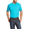 imageAriat Mens Rebar CrewWork Utility Tee Shirt Volcanic heather XL R