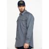 imageAriat Mens Rebar Made Tough DuraStretch Classic Fit Work ShirtSteel