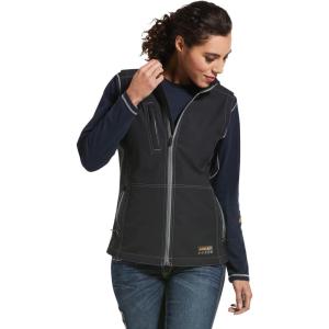 imageARIAT Rebar Stretch Canvas Softshell Vest Black XLarge