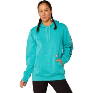 imageARIAT Womens Rebar Graphic HoodieLatigo Bay HeatherDark Slate