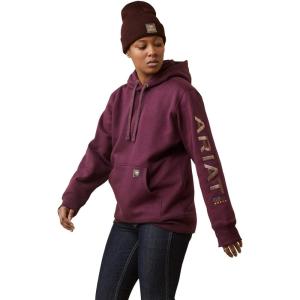 imageARIAT Womens Rebar Graphic HoodiePotent Purple Peppercorn