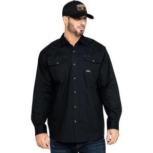 imageAriat Mens Rebar Made Tough DuraStretch Classic Fit Work ShirtBlack
