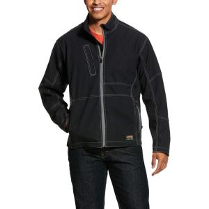 imageAriat Mens Canvas Softshell Jacket Black XLarge