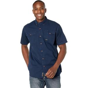 imageAriat Mens Rebar Washed Twill Work ShirtNavy