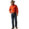 imageARIAT Mens Ariat Black Team Logo Classic FitDark OrangeWhite