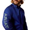 imageARIAT Mens Ariat Black Team Logo Classic FitRoyal Blue
