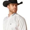 imageARIAT Mens Ariat Black Team Logo Classic FitWhiteOrange