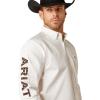imageARIAT Mens Ariat Black Team Logo Classic FitWhiteOrange