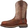imageAriat Mens WorkHog Wide Square Toe Waterproof Composite Toe Work BootBrown Croco Print