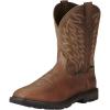 imageAriat Mens Groundbreaker Wide Square Toe Metguard Steel Toe Work BootMarrn