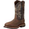 imageAriat Mens WorkHog Wide Square Toe Waterproof Composite Toe Work BootBrown