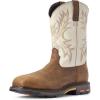 imageAriat Mens WorkHog Wide Square Toe Waterproof Composite Toe Work BootRye Brown