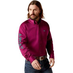imageARIAT Mens Ariat Black Team Logo Classic FitBella Donna
