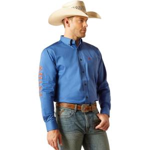 imageARIAT Mens Ariat Black Team Logo Classic FitBright Cobalt